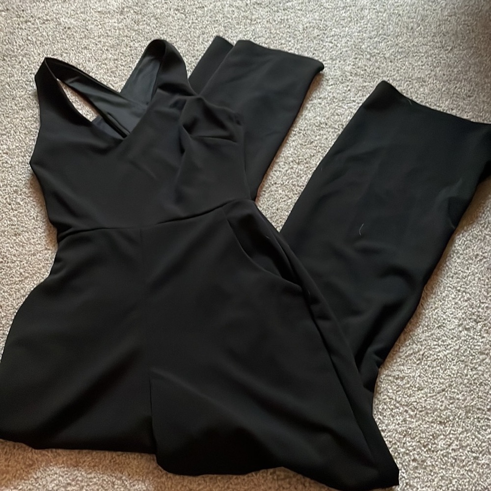Open Back Halter Jumpsuit